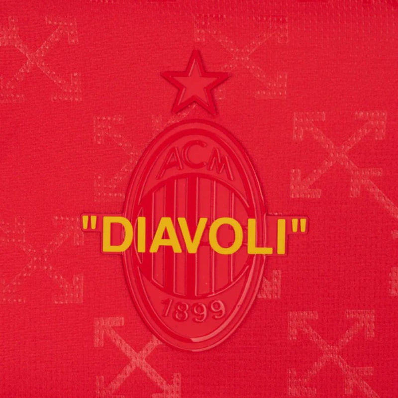 AC Milan RED JERSEY DIAVOLI X OFF-WHITE™ Fan Jersey 2025